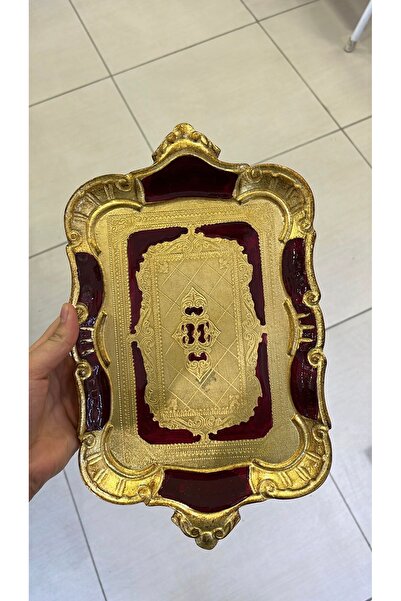 masi Esterhomedecor Single-Person Original Italian Rosewood Serving Tray