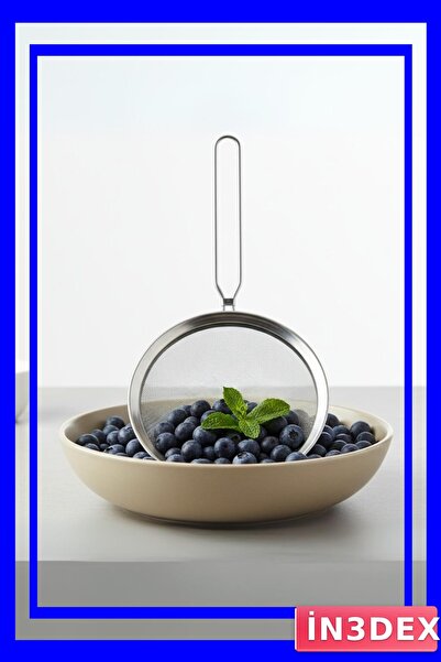 İN3DEX مصفاة مطبخ عميقة من الفولاذ المقاوم للصدأ باللون الرمادي المعدني مقاس ...