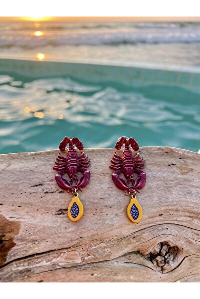 KARE ACCESORIES Istakoz/Lobster Küpe