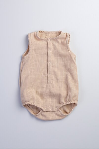 Bondberro Flameli Muslin 100% Cotton Baby and Children's Bodysuit (Coffee)