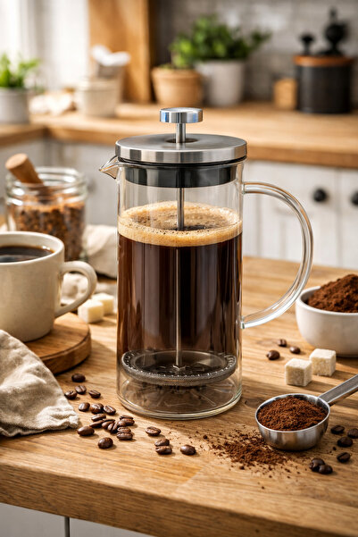Muybieno 350 ml Double Glass French Press