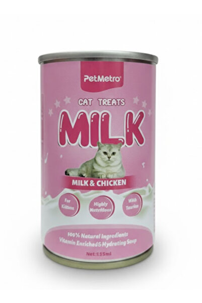 PetMetro Cat Treats Milk & Chicken Soup (155ml)