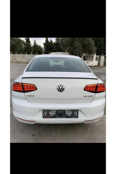 TMZ Garage Volkswagen Passat B8 Piano Black Arka Spoiler | Bagaj Üstü Spoiler...