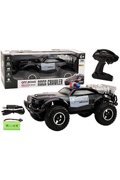 LEAN Masina de politie off-road cu telecomanda RC 1:8