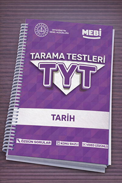 Yetsis Yayınları TYT Tarih Tarama Testleri