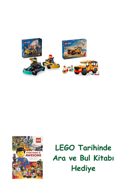 Bloomsbury Lego City Set 170 (60400 + 60453) + Δώρο βιβλίο Lego Αναζητήστε κα...