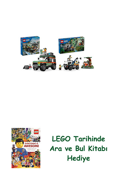 Bloomsbury Lego City Set 106 (60447 + 60426) + Δώρο βιβλίου Lego Αναζητήστε κ...