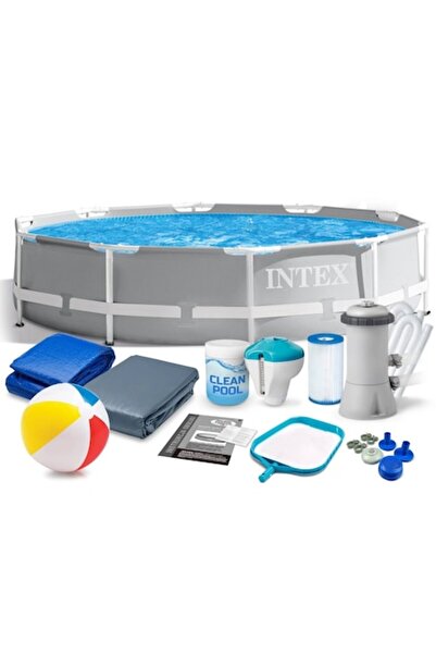 Intex Piscină pentru copii Luka, cadru metalic, 366x76cm, PVC 3 straturi