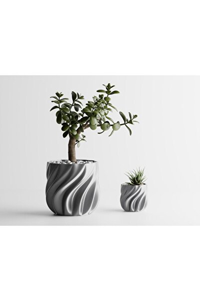 Sani Decorative pot Sani, Venice 119 x 119 x 112 mm, Silver