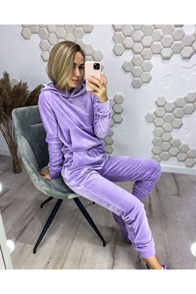 Fashionhaine.ro Women's Premium Velvet Tracksuit Set – Soft and Elastic Material