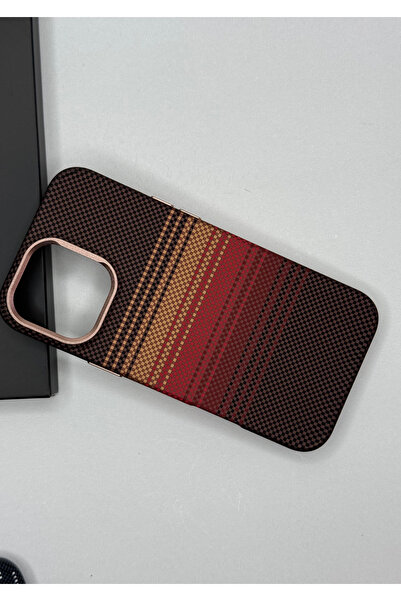 ADR Phone Accessories iPhone 16 Pro Max Kılıf Karbon Kaplama MagSafe Özellikl...