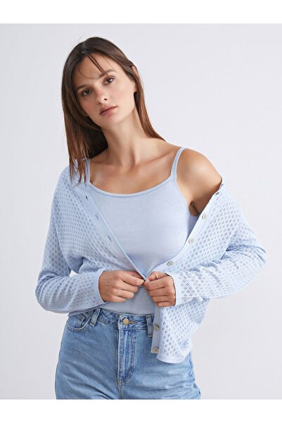 LC Waikiki U-Neck Strap Women's Knitwear Tank Top