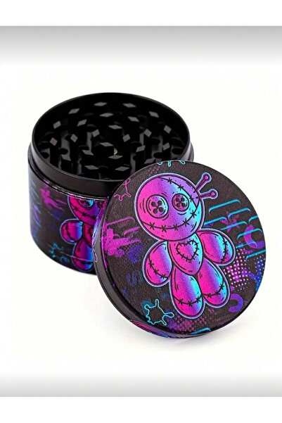 REKS METAL ÖĞÜTÜCÜ 4 KATMANLI SEVİMLİ CHİBA TARZ ANİME TASARIM BAHARAT ÖĞÜTÜC...