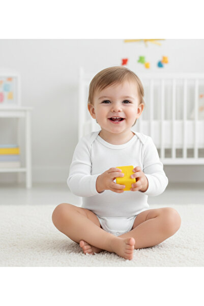 Minim Flat Long Sleeve Snap-On Badi