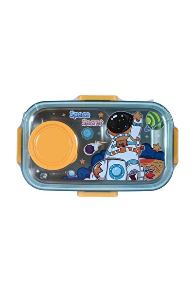 OEM Stainless steel lunch box, mermaid theme, blue and purple