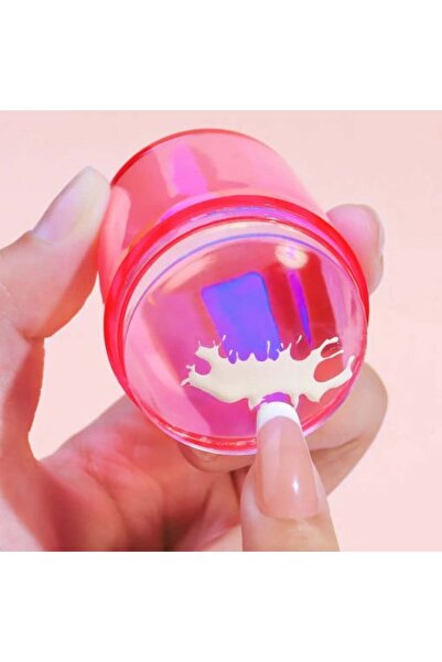 Pink Nails Nail Art Stamp