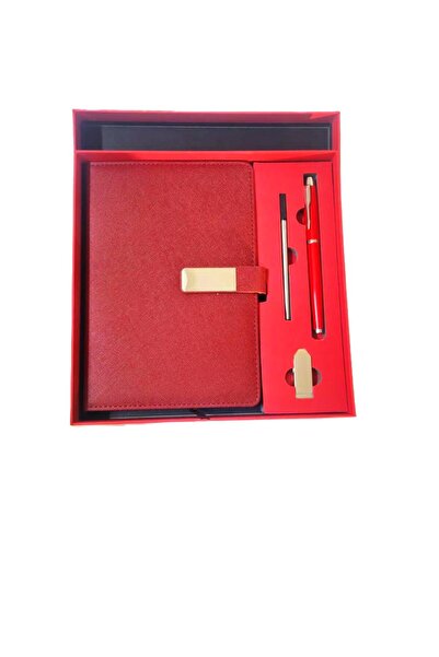 OEM Set Premium: Agendă cu Închidere Metalică, Stick USB 16GB și Pix – Dispon...