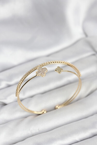 lowell home Yonca Model Brass Gold Color Women's Bracelet