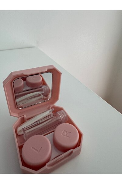 Lens Pembe diamond şekilli kabı