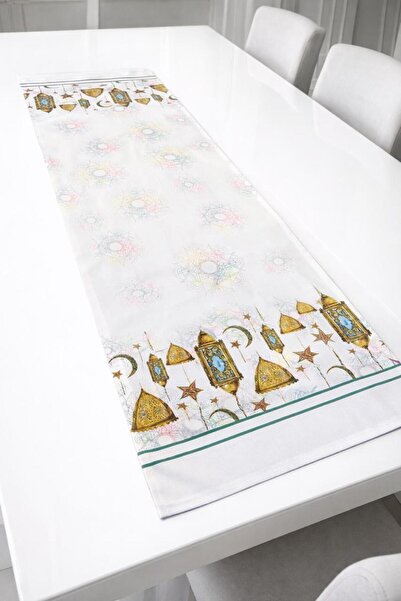 Generic مفارش طاولات بتصميم رمضان من فابريك ووركس، مقاس 50 × 140