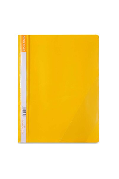 OEM Yellow Plastic File A4 with Rail