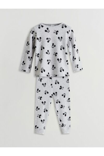 LC Waikiki Mickey Mouse Printed Baby Boy Suit