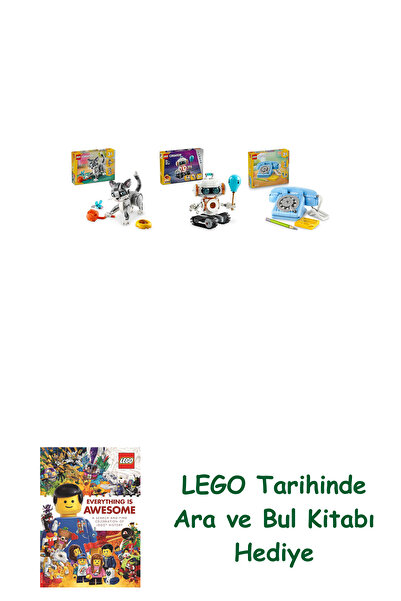 Bloomsbury مجموعة كرياتور 158 (31163 + 31164 + 31174) + كتاب البحث والبحث كهدية