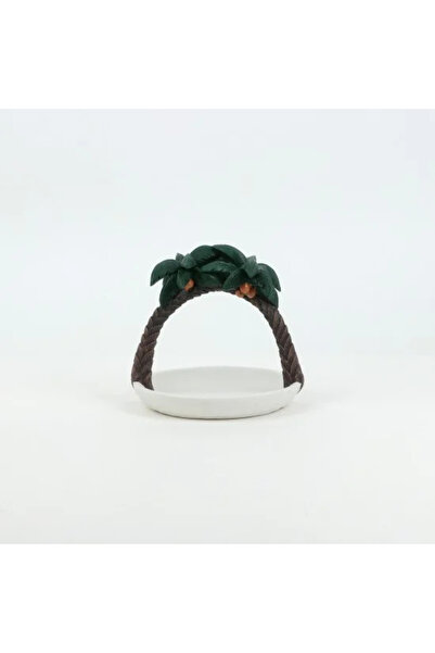 Generic Decorative Serving Plate with Palm Design