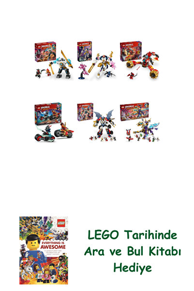 Bloomsbury مجموعة نينجاجو 450 (71827 + 71807 + 71830 + 71838 + 71834 + 71836)