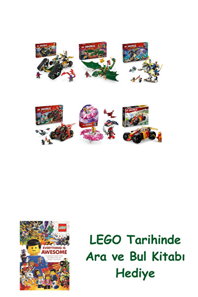 Bloomsbury مجموعة نينجاجو 430 (71820 + 71829 + 71843 + 71844 + 71824 + 71780)