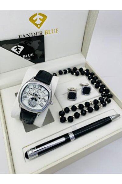 FANDER BLUE Men's Leather Set - Fundablo