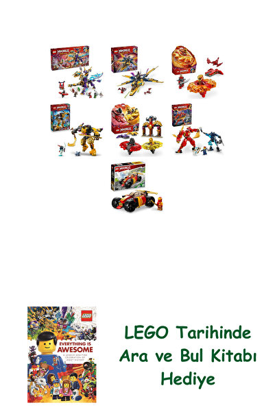 Bloomsbury Ninjago Seti 558 (71836 + 71833 + 71823 + 71839 + 71826 + 71808 + ...