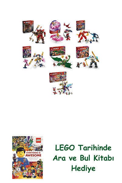 Bloomsbury مجموعة نينجاجو 525 (71846 + 71824 + 71808 + 71807 + 71829 + 71827 ...