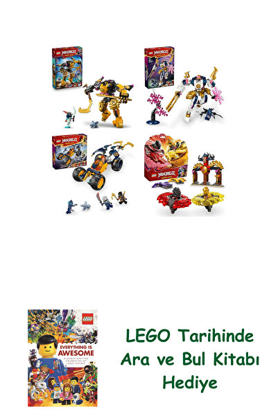 Bloomsbury مجموعة نينجاجو 205 (71839 + 71807 + 71811 + 71826)