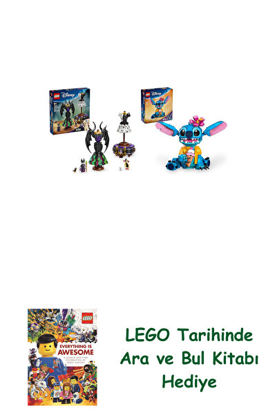 Bloomsbury مجموعة ديزني 39 (43262 + 43249) + كتاب البحث والبحث كهدية