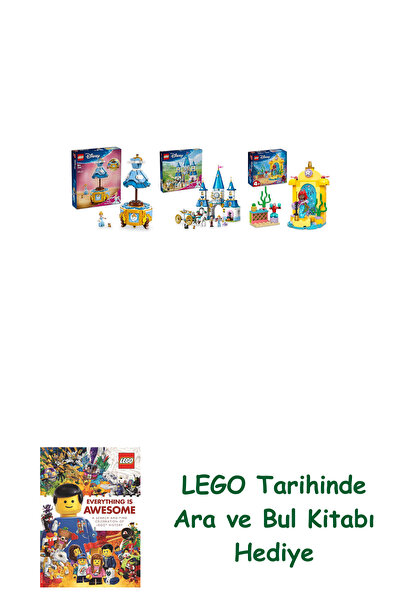 Bloomsbury مجموعة ديزني 103 (43266 + 43275 + 43235) + كتاب البحث والبحث كهدية