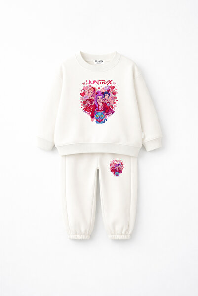 fasardi KPOP Demon Hunters Huntrix Rumi Mira cu imprimeu supradimensionat Set...