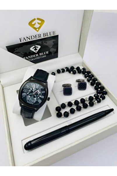 FANDER BLUE Men's Leather Set - Fundablo