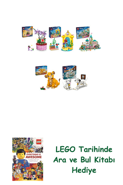 Bloomsbury مجموعة ديزني 387 (43237 + 43235 + 43267 + 43243 + 43271) + هدية كت...