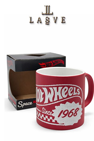 HOT WHEELS YENİ SEZON ÖZEL TASARIM DESENLİ MUĞ BARDAK KUPLU MODEREN ÖZEL KUTUDA