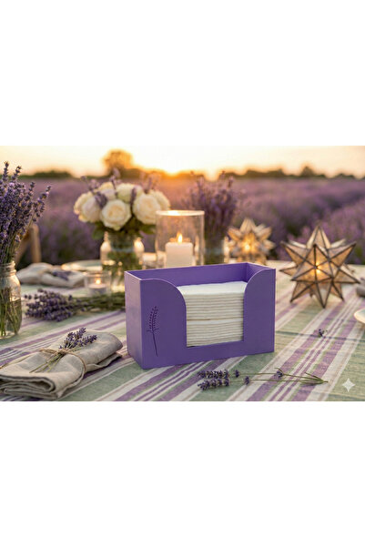 Home Lavanta Hazneli Dekoratif Peçetelik