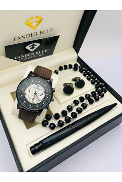 FANDER BLUE Men's Leather Set - Fundablo