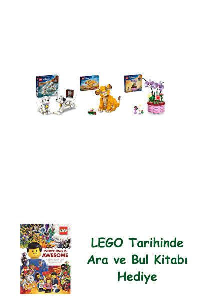 Bloomsbury مجموعة ديزني 149 (43271 + 43243 + 43237) + كتاب البحث والبحث كهدية