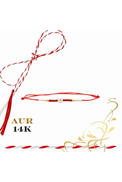 OEM Martisor 14K gold bracelet – pearl, miyuki beads and balls