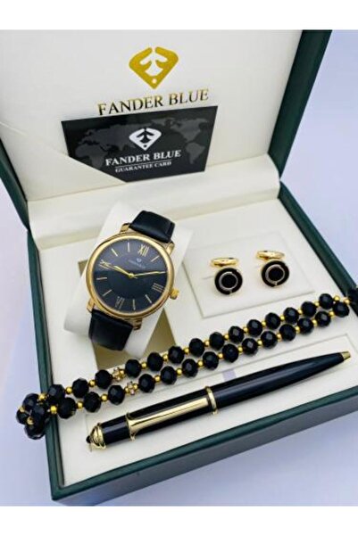 FANDER BLUE Men's Leather Set - Fundablo