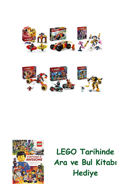 Bloomsbury مجموعة نينجاجو 444 (71826 + 71780 + 71807 + 71830 + 71838 + 71839)