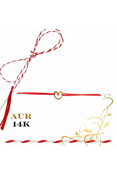 OEM Martisor 14K gold bracelet – Heart
