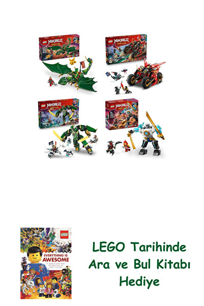 Bloomsbury مجموعة نينجاغو 270 (71829 + 71844 + 71845 + 71827)