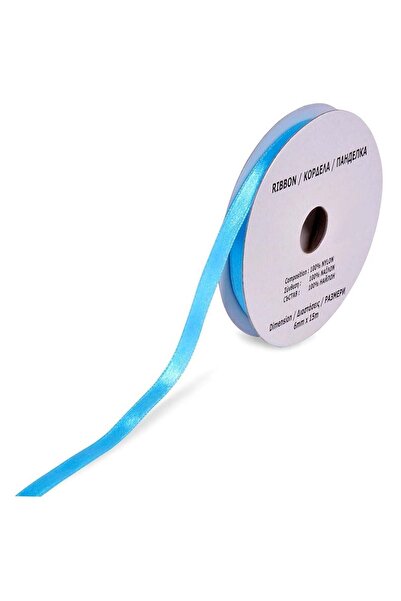 OEM Turquoise Satin Ribbon 10m x 6mm