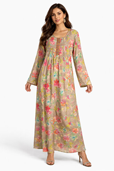 RONZA Women's silk jalabiya